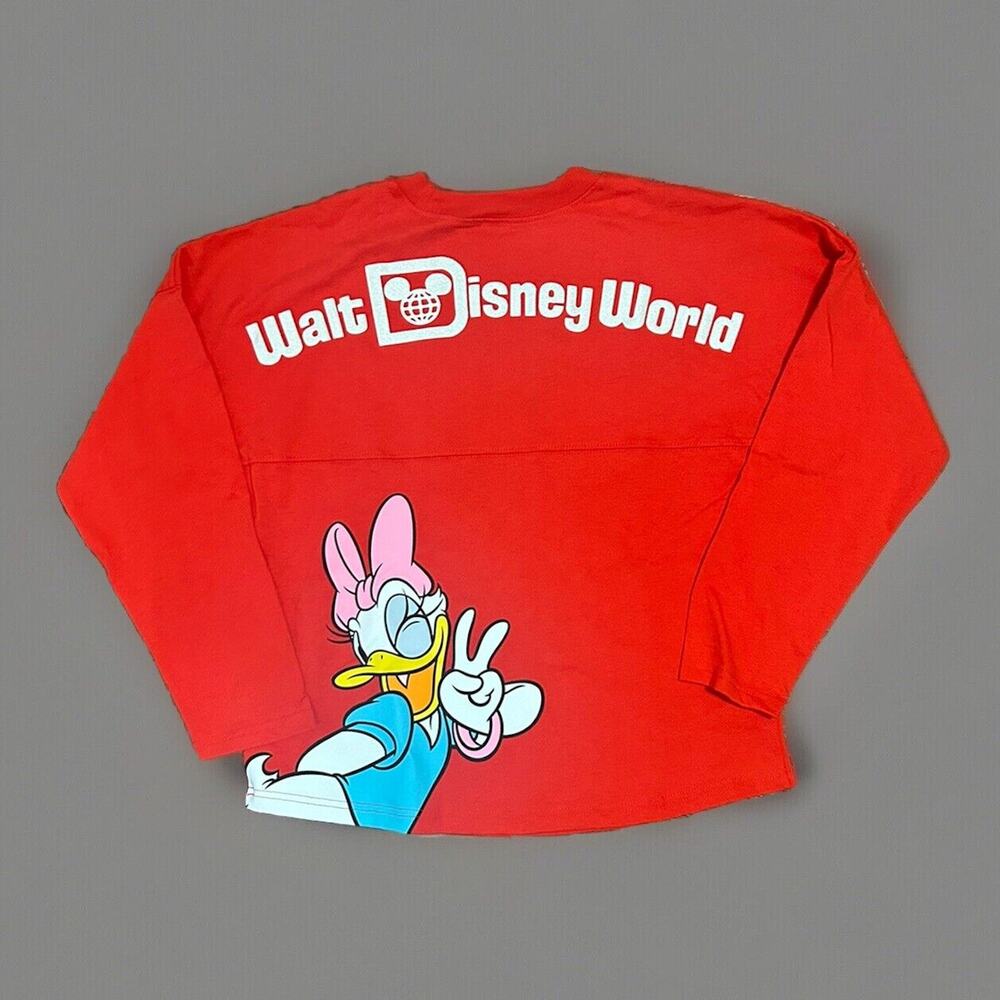Disney parks Minnie Mouse Daisy Duck Red Spirit Jersey kids Xtra large NWT